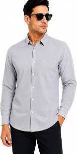 Men's Oxford Shirt - Light Grey